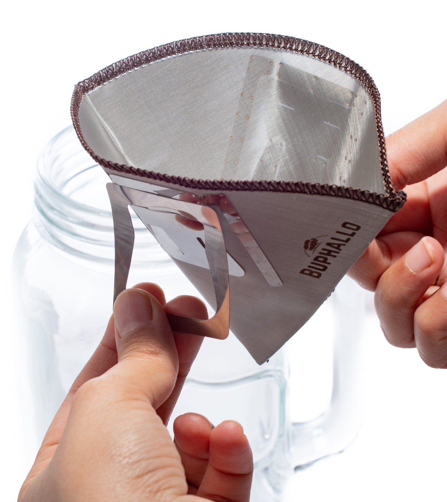 Stainless Steel Pocket Drip Filter - Circle Cone #2