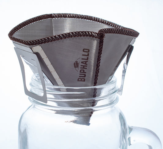 Stainless Steel Pocket Drip Filter - Flat Cone #2